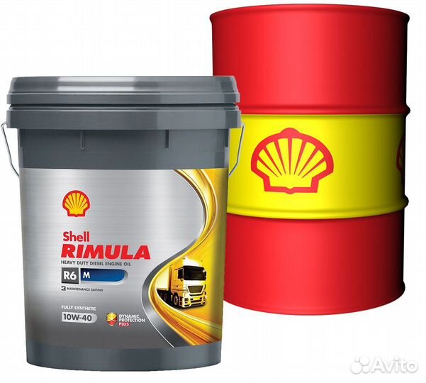 Масло моторное Shell Rimula R6 M 10W-40 209л