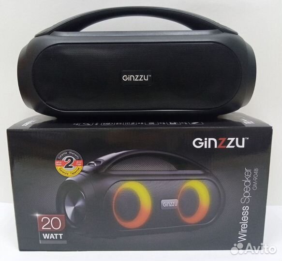 Портативная колонка ginzzu GM-904B (1245)