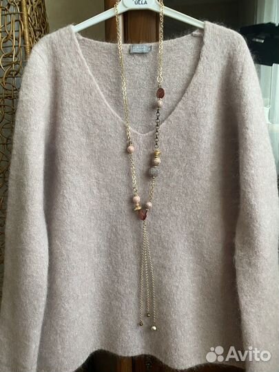 Итальянский пуловер мохер шерсть на 48 р