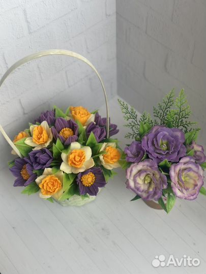 Цветы из мыла ручной работы