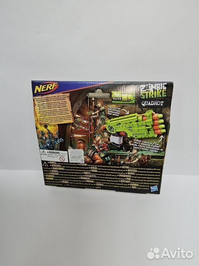 Nerf Бластер zombie strike (4 пули)