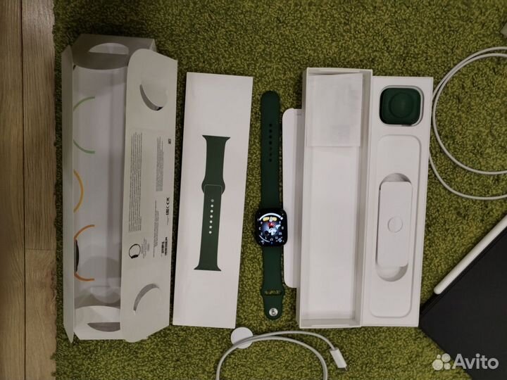 Смарт-часы Apple Watch Series 7 GPS 45mm Green