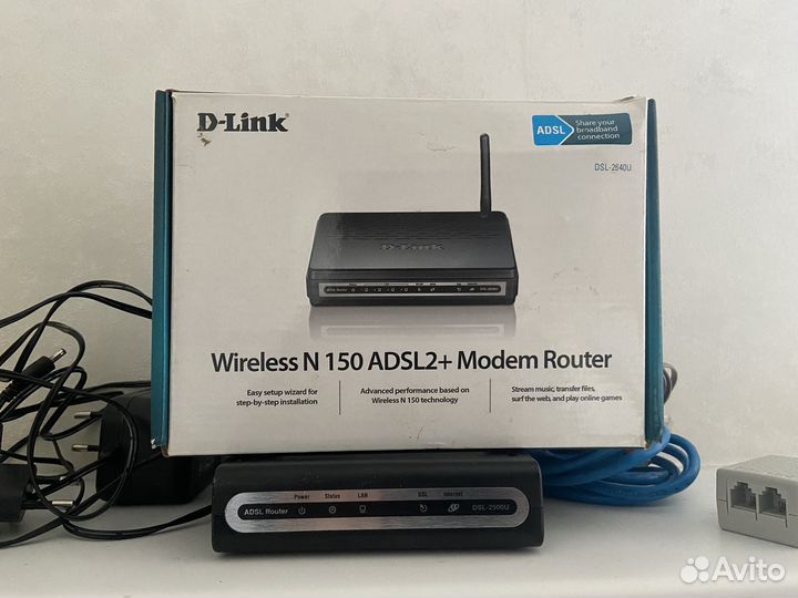 Wifi роутер d-link wireless n150 adsl2+