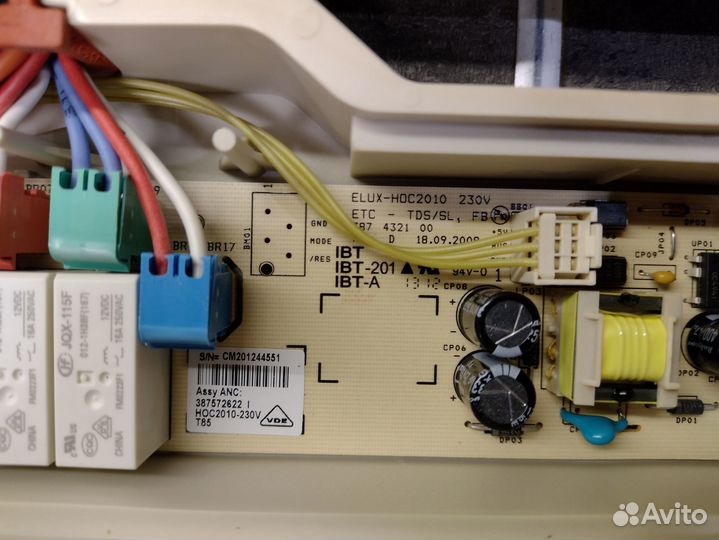 Панель варочной панели electrolux ehs60210p