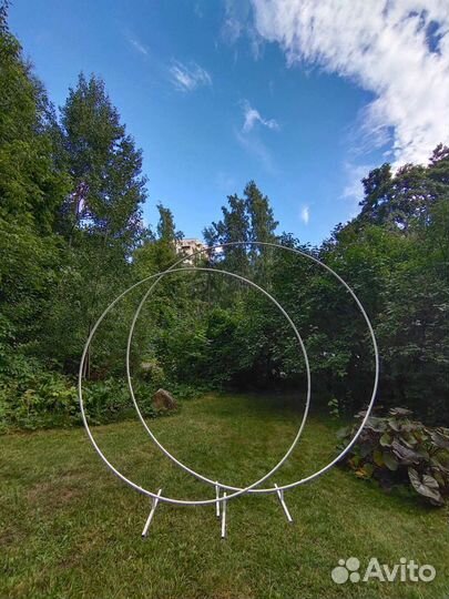 Свадебная арка (кольца) в аренду