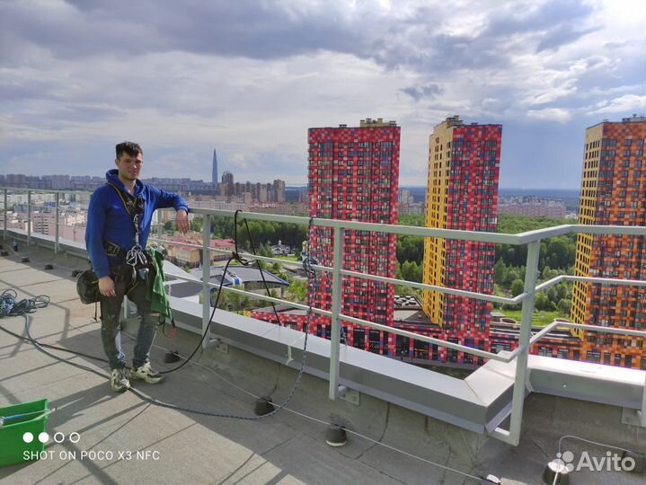 Промышленный альпинист, высотные работы