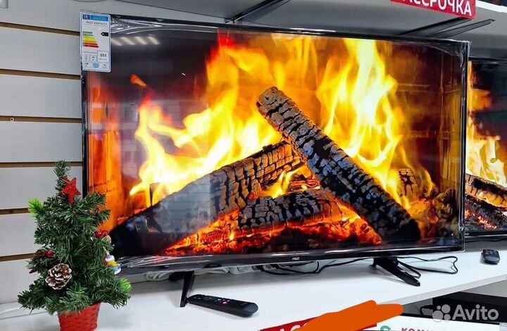 Новый, большой smart tv телевизор 43дюйма Razz