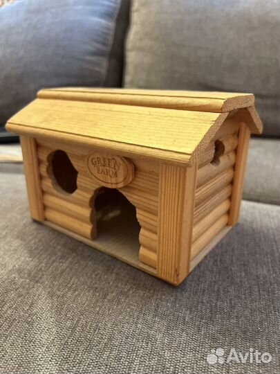 Миска для кошек с поильником, домик для грызунов