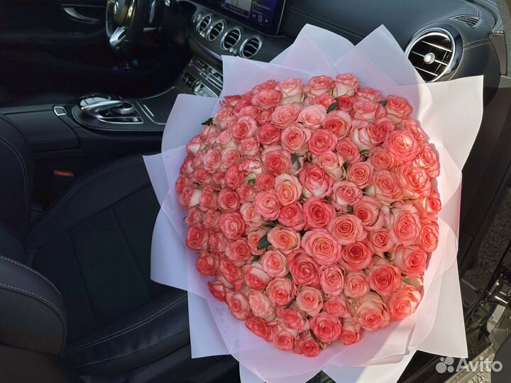 Розы, букет цветов, 101 роза, 51 роза Розы опт