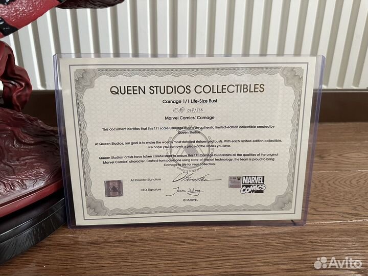 Carnage Bust 1/1 Queen Studios