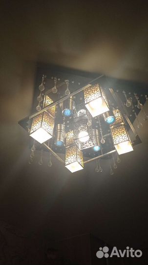 Люстра потолочная бу