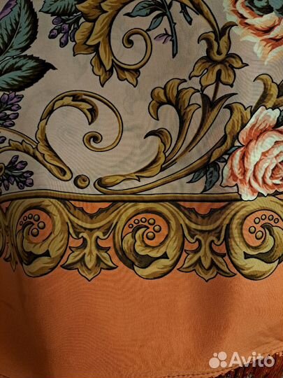 Павловопосадский платок шелковый Королевский бал