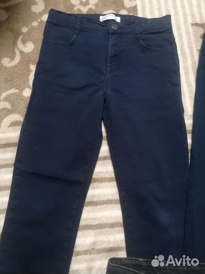 Брюки школьные +джинсы