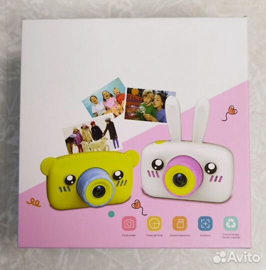 Компактный фотоаппарат Детский фотоаппарат Зайчик