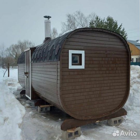 Баня-бочка с доставкой