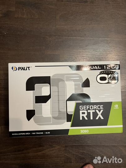Новая видеокарта Palit Geforce RTX 3060 12gb