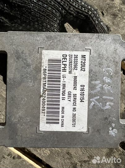 Блок управления двигателем эбу Geely Mk