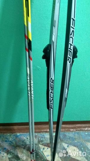 Лыжи беговые fisher коньковые