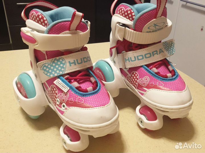 Роликовые коньки детские раздвижные 26-29 Hudora