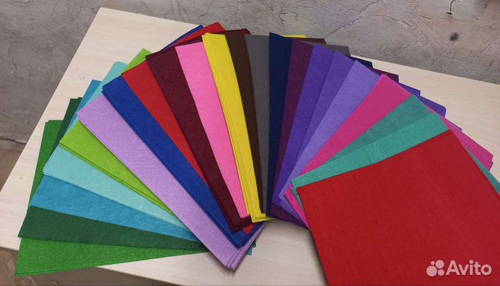 Фетр А4, мулине, полимерная глина, фоамиран