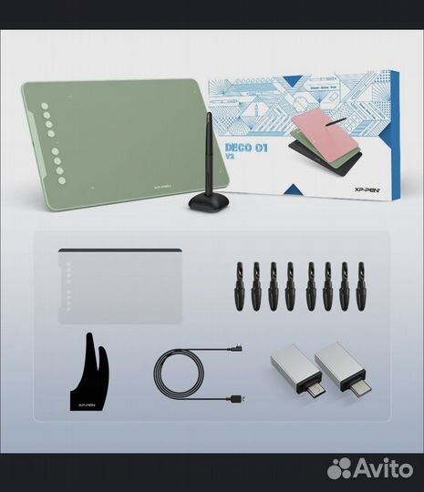 Графический планшет xp pen deco 01 v2