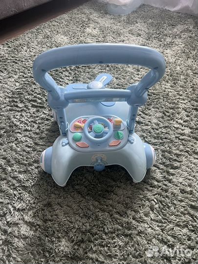 Ходунки детские для мальчиков с 6 мес 2 в 1