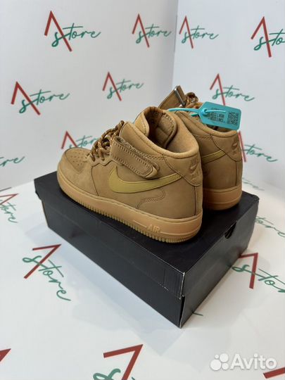 Кроссовки nike air force 1 mid зимние