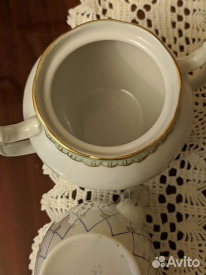 Отдельные предметы чайных сервизов СССР