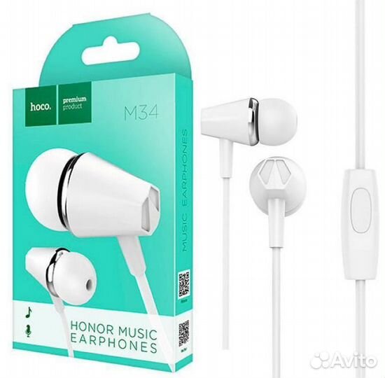 Наушники с микрофоном Hoco M34