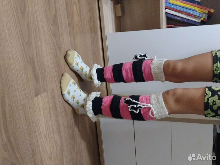 Гетры вязаные ручной работы