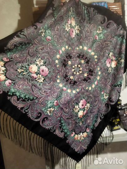 Платок шаль шерсть