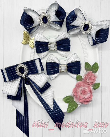 Бантики в школу ручной работы