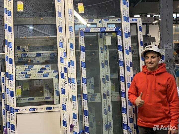 Окна б/у 807х1396 мм