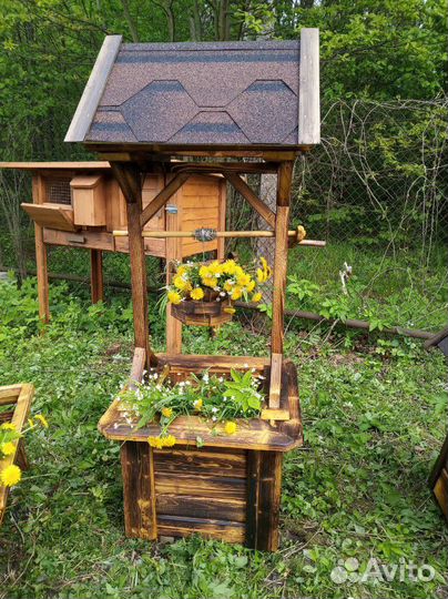 Декоративный колодец-кашпо Гренада