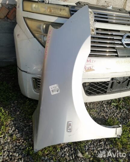 Крыло nissan Almera. цвет серебро. оригинал