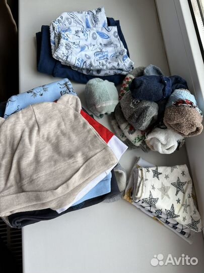 Большой пакет детских вещей