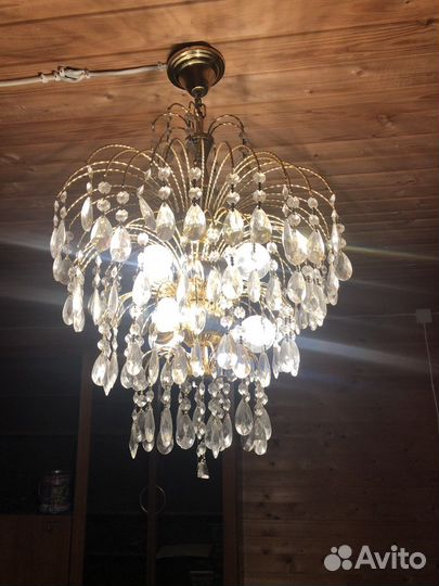 Хрустальная люстра СССР