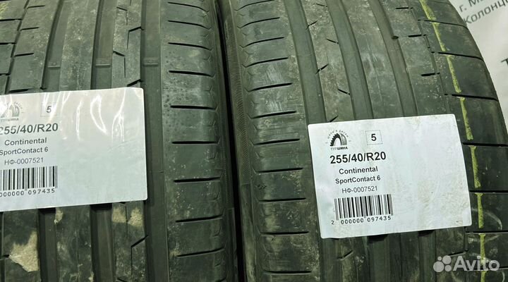 Continental SportContact 6 255/40 R20 94Y