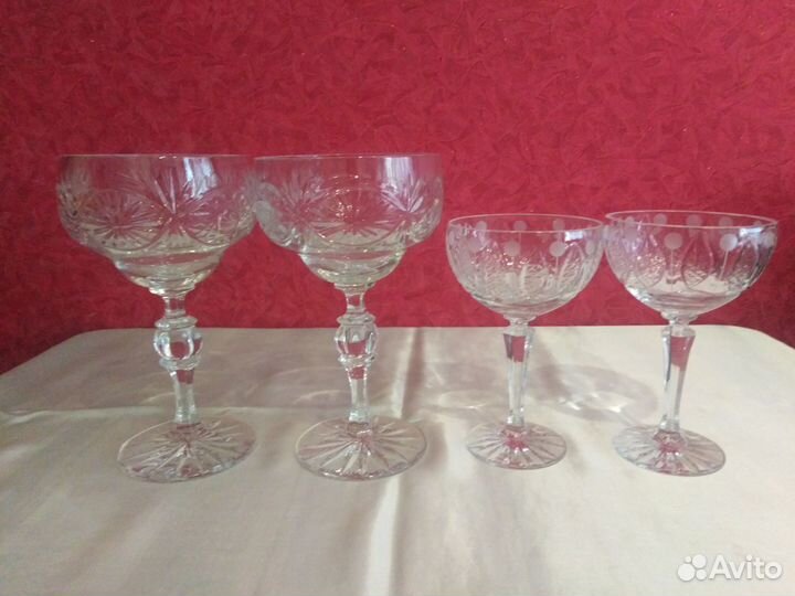 Креманки хрусталь