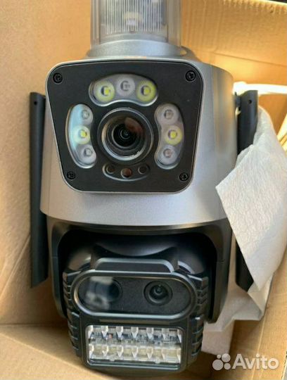Wi-Fi камера видеонаблюдения 12мп icsee с зумом