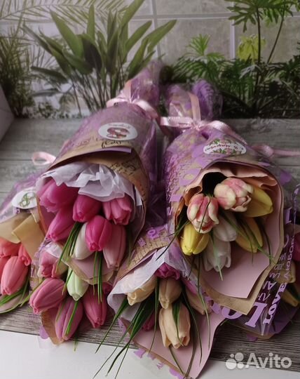 Букеты из мыла ручной работы на 8 Марта