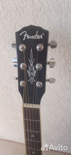 Акустическая гитара Fender(актив)hot road design