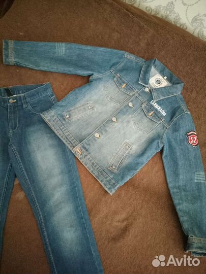 Джинсовый костюм 156