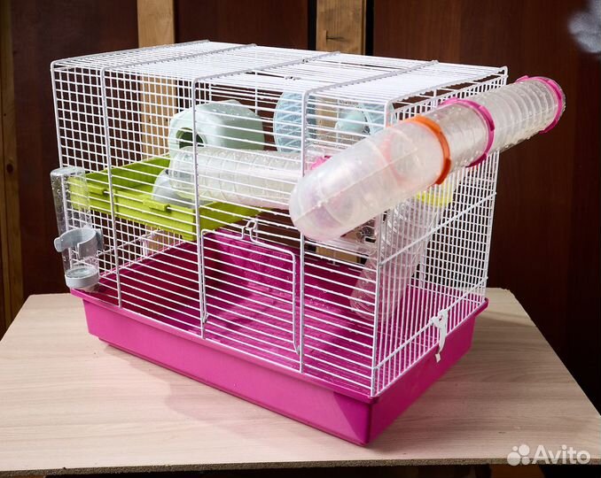 Клетка для хомяка мышки песчанки крысенка грызуна