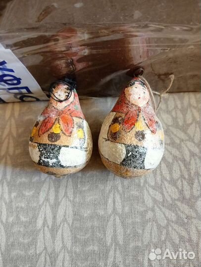 Елочные игрушки. Пресс опилки. Папье Маше
