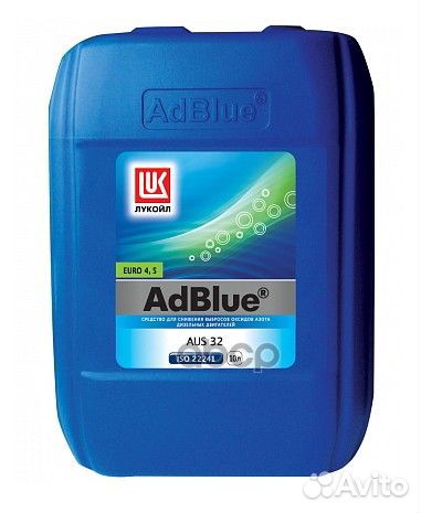 Жидкость adblue 10л допуск 3521 мочевина 1390003