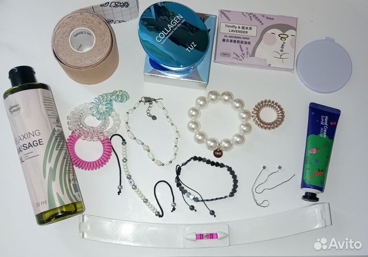 Косметика пакетом бу новая бижутерия украшения
