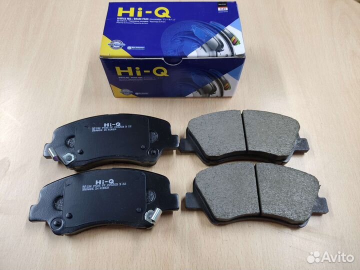 Колодки тормозные передние Киа Рио, Хендай Солярис