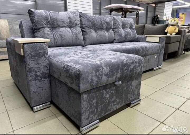 Диван угловой лофт 005