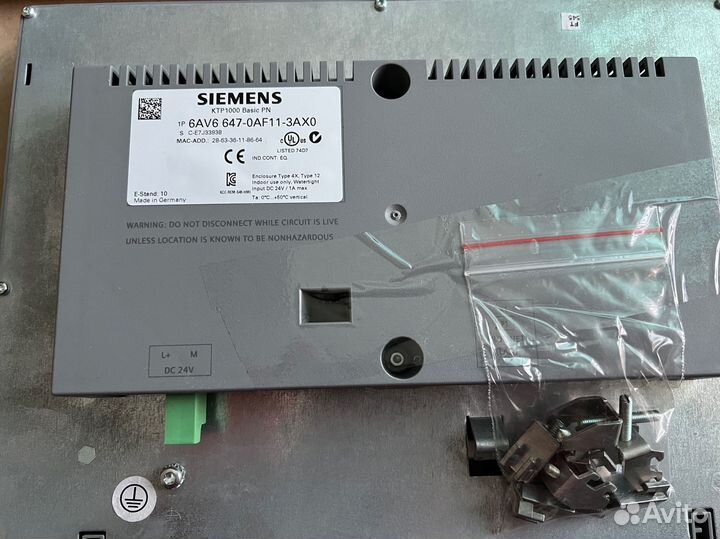 Панель оператора Siemens 6AV6647-0AF11-3AX0 новая